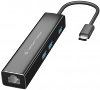 Photos - Card Reader / USB Hub Conceptronic DONN07B 