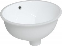 Photos - Bathroom Sink VidaXL Bathroom Sink Oval 153717 370 mm