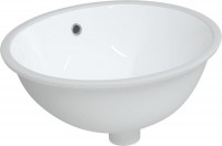 Photos - Bathroom Sink VidaXL Bathroom Sink Oval 153719 470 mm