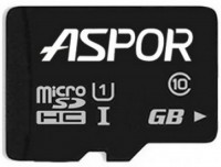 Photos - Memory Card Aspor MicroSDHC UHS-I Class 10 16 GB