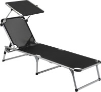 Outdoor Furniture Bo-Camp Sun Lounger With Sunscreen 5 Positions 