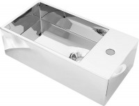 Bathroom Sink VidaXL Wash Basin with Overflow Ceramic 143491 490 mm
