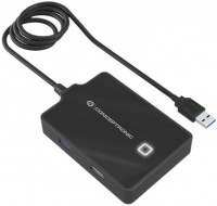 Photos - Card Reader / USB Hub Conceptronic HUBBIES10B 
