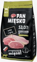 Photos - Cat Food PAN MIESKO Adult Turkey with Goose  10 kg