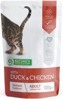 Photos - Cat Food Natures Protection Hairball Duck/Chicken 100 g 