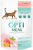 Photos - Cat Food Optimeal Adult Turkey/Pumpkin in Sauce 85 g 