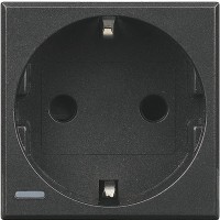 Photos - Socket Bticino Axolute HS4141 graphite