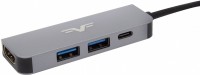 Photos - Card Reader / USB Hub Frime FH-4in1.201HP 