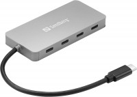 Card Reader / USB Hub Sandberg USB-C to 4 x USB-C Hub 