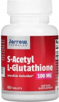 Amino Acid Jarrow Formulas S-Acetyl L-Glutathione 100 mg 60 tab 