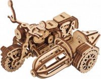Photos - 3D Puzzle UGears Hagrids Flying Motorbike 70212 