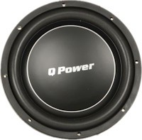 Photos - Car Subwoofer Qpower QPF12D 