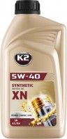 Engine Oil K2 Motor Oil 5W-40 XN 1 L