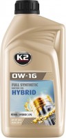 Engine Oil K2 Motor Oil 0W-16 Hybrid 1 L