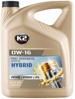 Photos - Engine Oil K2 Motor Oil 0W-16 Hybrid 5 L