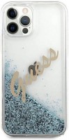 Photos - Case GUESS Glitter Vintage Script for iPhone 12/12 Pro 