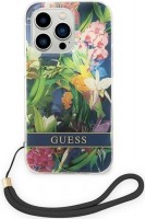 Case GUESS Flower Strap for iPhone 14 Pro 