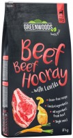 Photos - Dog Food Greenwoods Beef Hooray with Lentils 12 kg