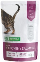 Photos - Cat Food Natures Protection Skin/Coat Care Pouch Chicken/Salmon 100 g 