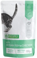 Photos - Cat Food Natures Protection Kitten Pouch Ocean Fish/Chicken 100 g 