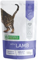 Photos - Cat Food Natures Protection Sensitive Digestion Pouch Lamb 100 g 