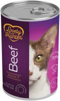 Photos - Cat Food Lovely Hunter Adult Cat Canned Beef 400 g 