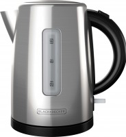 Photos - Electric Kettle Black&Decker KE2000SD 1500 W 1.7 L  stainless steel