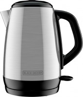 Photos - Electric Kettle Black&Decker KE1700SD 1500 W 1.7 L  stainless steel