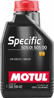 Photos - Engine Oil Motul Specific 505.01-505.00 5W-40 1 L