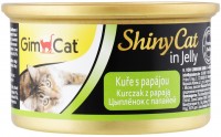 Photos - Cat Food GimCat ShinyCat Jelly Chicken/Papaya 70 g 