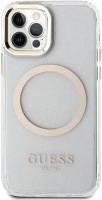 Case GUESS Metal Outline with MagSafe for iPhone 12/12 Pro 