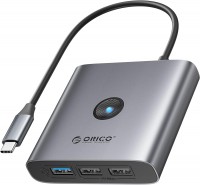 Photos - Card Reader / USB Hub Orico FAX3-5P-GY-EP 