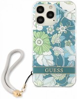 Photos - Case GUESS Flower Strap for iPhone 13/13 Pro 