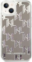 Case Karl Lagerfeld Liquid Glitter Monogram for iPhone 14 
