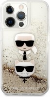 Photos - Case Karl Lagerfeld Liquid Glitter Karl & Choupette for iPhone 13 Pro Max 