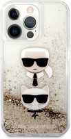 Case Karl Lagerfeld Liquid Glitter Karl & Choupette for iPhone 13 Pro Max 