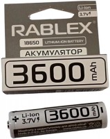 Photos - Battery Rablex 1x18650  3600 mAh