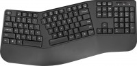 Photos - Keyboard Insignia Full-Size Wireless Ergonomic Membrane Keyboard 