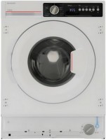 Photos - Integrated Washing Machine Sharp ES-NIB814BWB-PL 