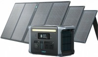 Photos - Portable Power Station ANKER 757 PowerHouse + 3 Solar Panel (100W) 