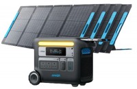 Portable Power Station ANKER SOLIX F2000 + 4 Solar Panel (200W) 