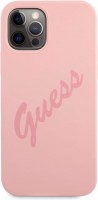 Case GUESS Silicone Vintage Script for iPhone 12/12 Pro 