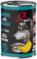 Dog Food Alpha Spirit Wet Sardines/Banana 400 g 1