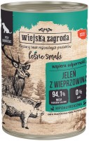 Photos - Dog Food Wiejska Zagroda Canned Adult Forest Flavors Deer/Pork 400 g 1