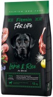 Photos - Dog Food Fitmin For Life Lamb/Rice 12 kg 