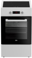 Photos - Cooker Beko FSM 59300 WDS white