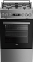 Photos - Cooker Beko FSM 52339 DXDS stainless steel