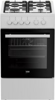 Photos - Cooker Beko FSE 52029 DWD white