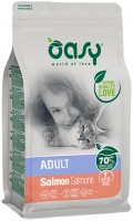 Photos - Cat Food OASY Lifestage Adult Salmon  300 g