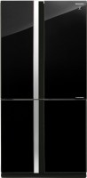 Photos - Fridge Sharp SJ-GX820P2BK black